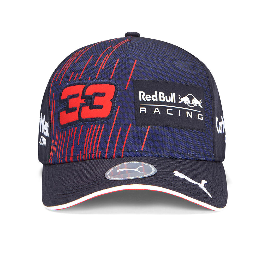 New! 2021 Max Verstappen #33 KIDS Flatbrim Cap Youth Size Red Bull